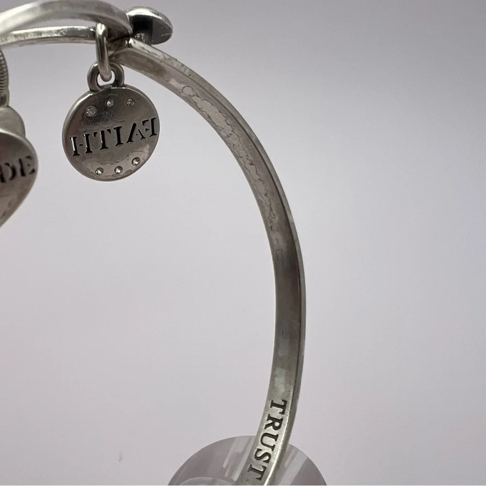 Brighton Power of Pink Ribbon Breast Cancer Gratitude Bangle Bracelet